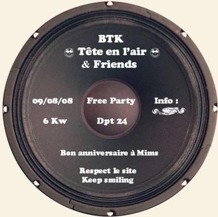 Teuf BTK - T�te en l'air du 09/08/08